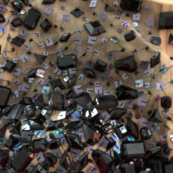 NEW JOVANI 171300 Black Short Cocktail Dress Prom Formal Homecoming Size 2 - Picture 4 of 7